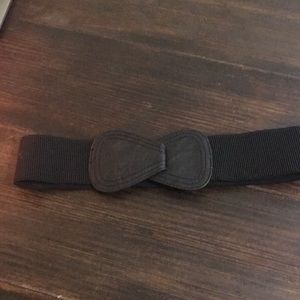 Black ModCloth Linea Pelle Belt (M)